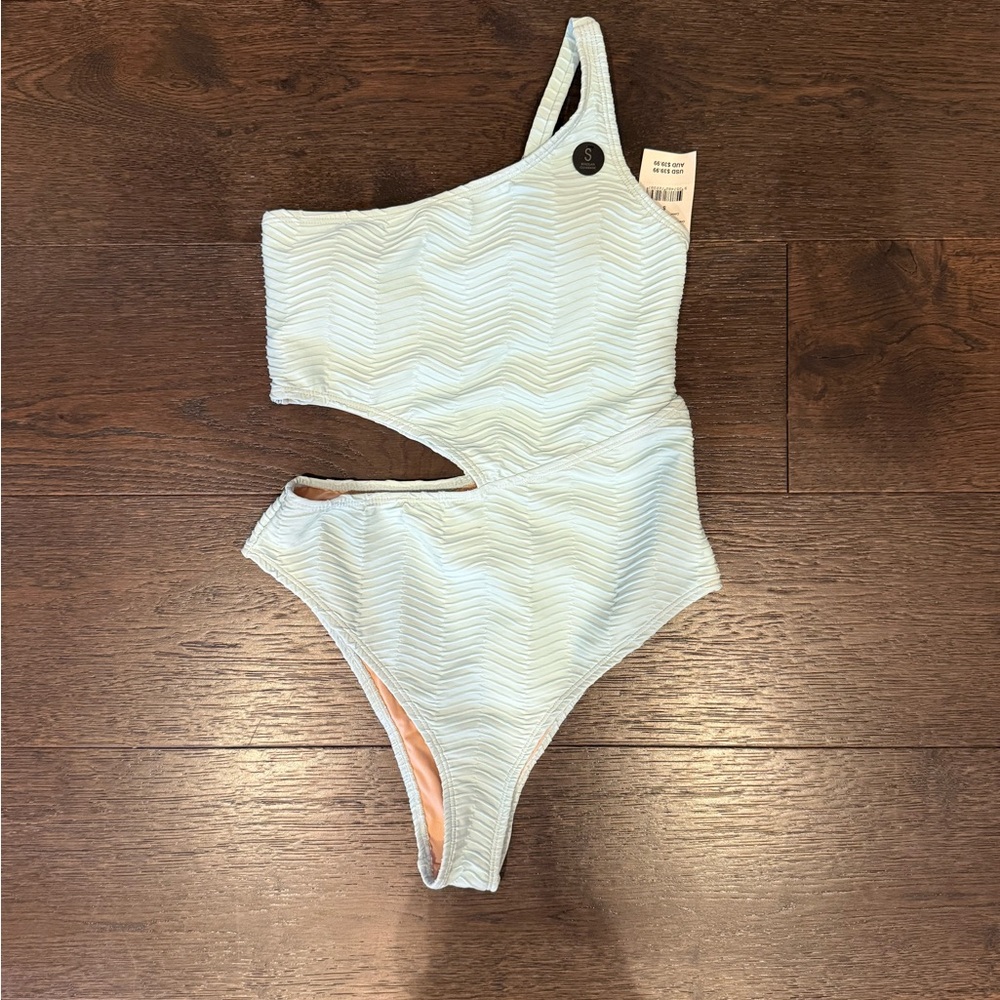 New | Light Blue One Piece Swimsuit